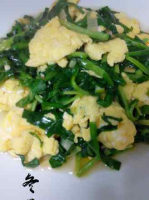 Scrambled Eggs with Leek recipe - Simple Chinese Food image