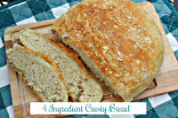 4 Ingredient Crusty Bread - Mommy's Kitchen image