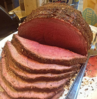 Smoked Sirloin Tip Roast | Just A Pinch Recipes image