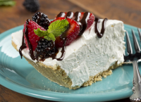 Sour Cream Pie - MrFood.com image