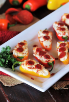 Pepperoni Pepper Poppers | The Kitchen is My Playground image