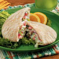 Crab Salad Pockets Recipe: How to Make It - Taste of Home image
