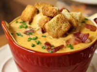 25 Minute Bacon Beer Cheese Soup with Chicken | Just A ... image