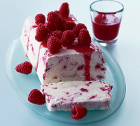Limoncello & raspberry semifreddo recipe - BBC Good Food image