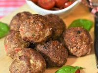 Parmesan-Crusted Meatballs - Accessible Chef image