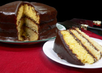 Cream Cheese Filled Chocolate Cake - BigOven image