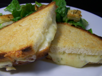 Parmesan-Crusted Grilled Cheese Sandwich Recipe - Food.com image