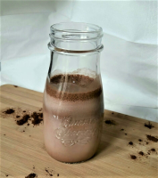 Cocoa and Almond Butter Smoothie (WITH NUTRITION INFO ... image
