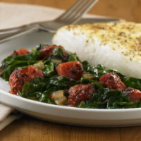 Sauteed Spinach and Tomatoes | Ready Set Eat image