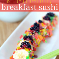 Kid easily reached Breakfast Sushi | partners.allrecipes.com image