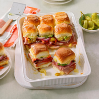 Hot Italian Party Sandwiches Recipe: How to Make It image
