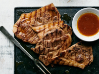 Pork-Shoulder Steaks With Hot Pepper Dip Recipe - NYT Cooking image
