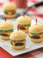 Cheeseburger Cupcakes Recipe - Cooking Channel image