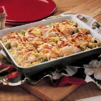 Baked Fish and Rice Recipe: How to Make It - Taste of Home image