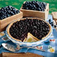 Blueberry Cream Pie Recipe: How to Make It - Taste of Home image