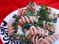 Bow-Tie Pasta With Chicken & Spinach Recipe - Food.com image