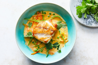 GROUPER FILLETS WITH GINGER AND COCONUT CURRY RECIPES