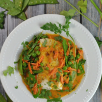 Grouper Fillets with Ginger and Coconut Curry - Prevention RD image