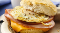 Ham, Egg and Cheese Breakfast Sandwiches Recipe ... image