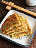 Leek pancakes recipe - Simple Chinese Food image