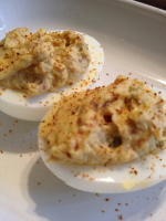 Ghost Pepper and Bacon Deviled Eggs Recipe - Food.com image
