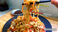 Chow Mein with Homemade Egg Noodle Recipe - 3thanWong image