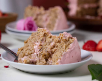 Strawberry Cake with Oatmeal [Vegan] - One Green Planet image