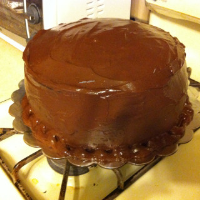 Big Chocolate Birthday Cake Recipe - BigOven image