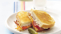Toasted Turkey and Bacon Sandwiches Recipe - BettyCrocker.com image