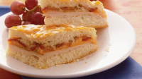 Baked Turkey, Cheddar and Bacon Sandwich Recipe ... image