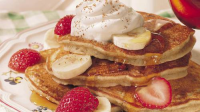 Banana-Pecan Pancakes Recipe - BettyCrocker.com image