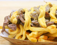 Philly Cheese Steak Fries Recipe by Anne Dolce image