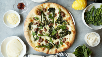 Quick Weeknight Pizza With Ricotta, Broccolini, and Sausage image