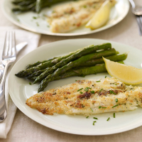 Toaster oven-baked sole with asparagus | Healthy Recipes ... image