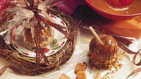 CARAMEL APPLES WITH CHOCOLATE DRIZZLE RECIPES