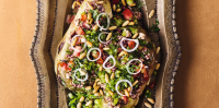 Broiled Eggplant Salad with Sumac Chicken ... - epicurious.com image