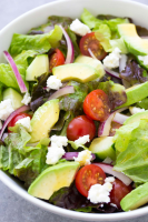 Simple Green Salad Recipe - Kristine's Kitchen image