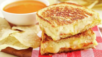 Grilled Three-Cheese Bacon Sandwiches Recipe ... image