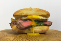 Best Steak and Egg Breakfast Sandwich Recipe - How to Make ... image