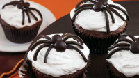 Black Spider Cupcakes Recipe - Pillsbury.com image
