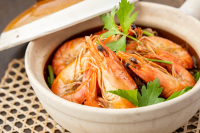Thai Steamed Glass Noodles with Prawns ... - Asian Recipes image