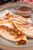 BEST Apple Pie Quesadilla With Caramel Dipping Sauce {Easy ... image