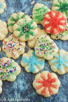 Cookie Press Sugar Cookies - Just Add Sprinkles image