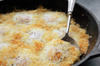 Baked Eggs With Onions and Cheese Recipe - NYT Cooking image