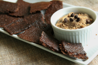 Brownie Brittle With Chickpea Cookie Dough Dip [Vegan ... image