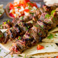 Greek Lamb Souvlaki Kebabs | partners.allrecipes.com image