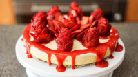 Fresh Strawberry Cheesecake Recipe by The Cheesecake ... image