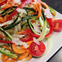 Spiral Zucchini Salad Recipe | Allrecipes image