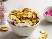 Air-Fryer Plantain Chips (Oil-Free) | Foodaciously image