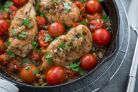Sauteed Chicken With Cherry Tomatoes Recipe - Food.com image